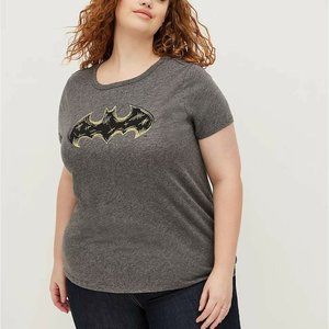 Torrid 4X (4) Grey DC Comics Batman Classic T-Shirt Tee